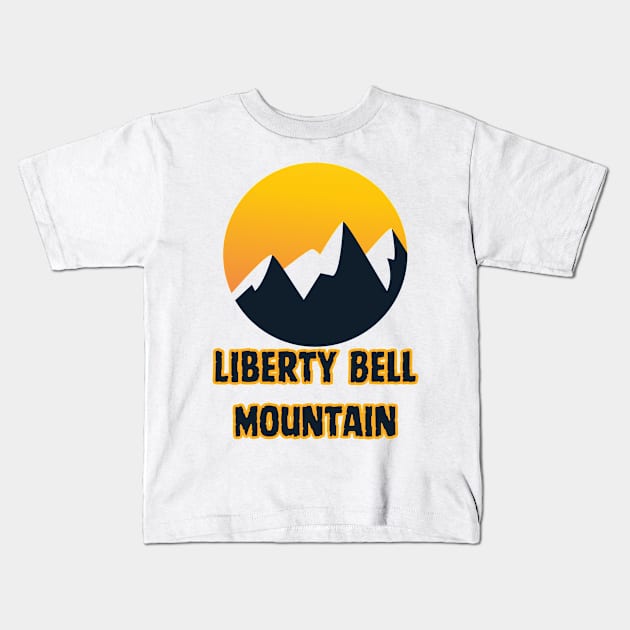 Liberty Bell Mountain Kids T-Shirt by Canada Cities